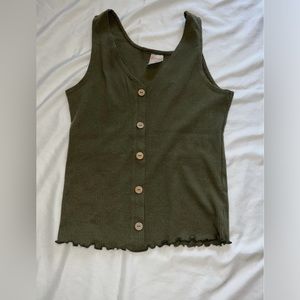 Green No Boundaries Tank Top